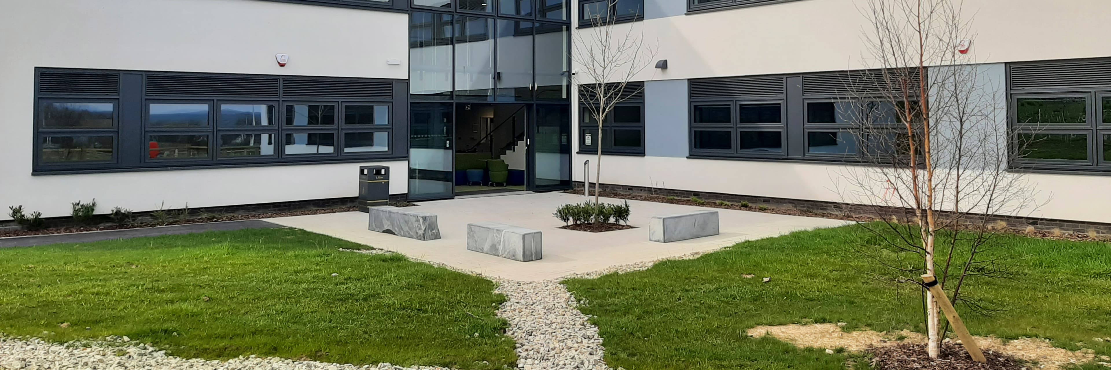 Outside the Victory Digital office in North Devon