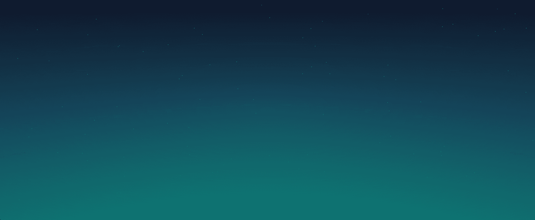 An aurora night-sky background with stars