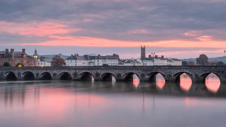 The bridge over the river in Barnstaple, North Devon