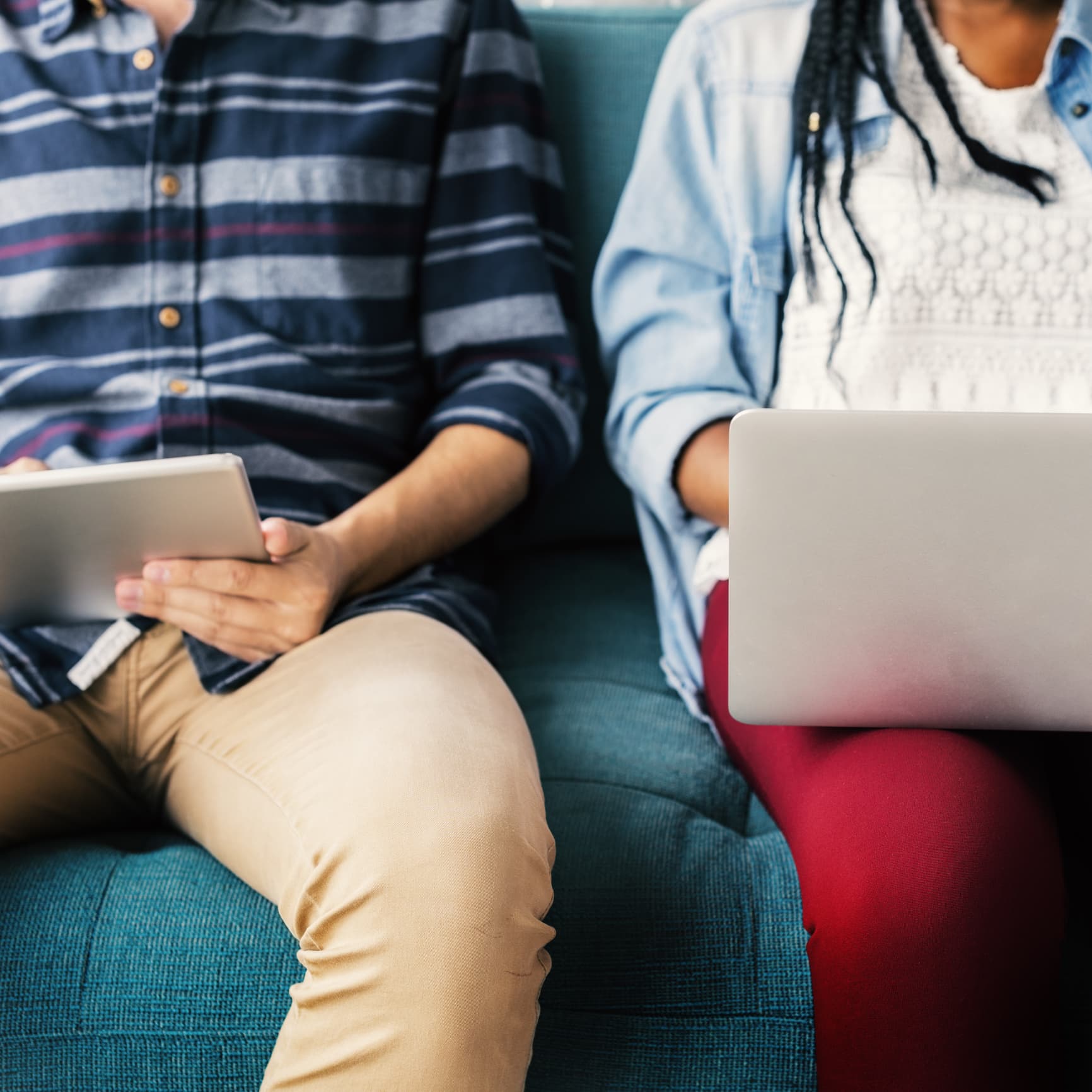 Social media marketing on a smartphone